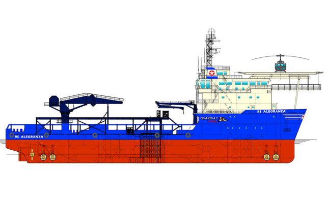 Infografía del nuevo buque offshore de Suardiaz Energy.