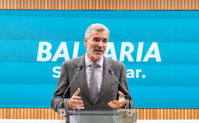 El presidente de Baleària, Adolfo Utor.