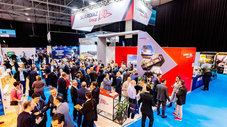 Stand del Grupo Suardiaz en la edición de este año de BreakBulk Europe.