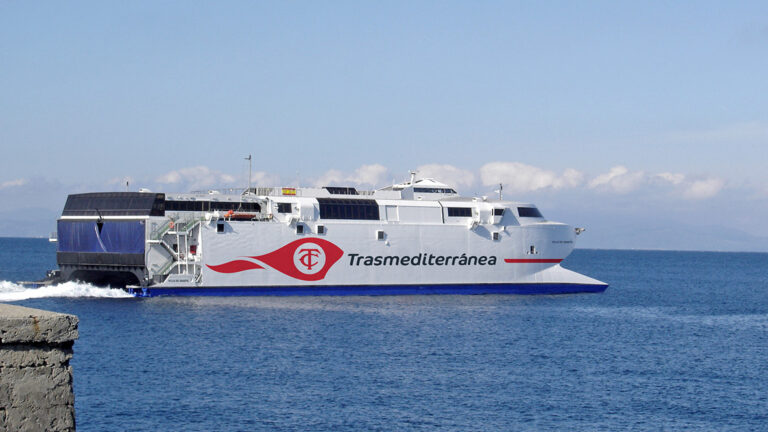 El ferry Villa de Agaete reforzará los servicios para la OPE 2025 de Armas Trasmediterranea / ARMAS TRASMEDITERRÁNEA.