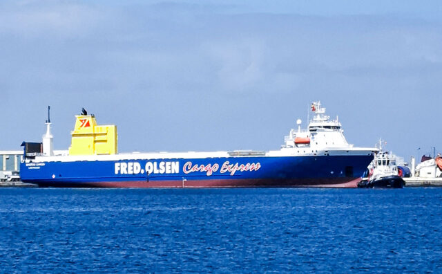 El nuevo buque de carga de Fred Osen Express, el Breñas Cargo.