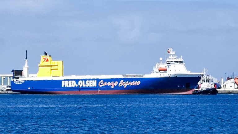 El nuevo buque de carga de Fred Osen Express, el Breñas Cargo.