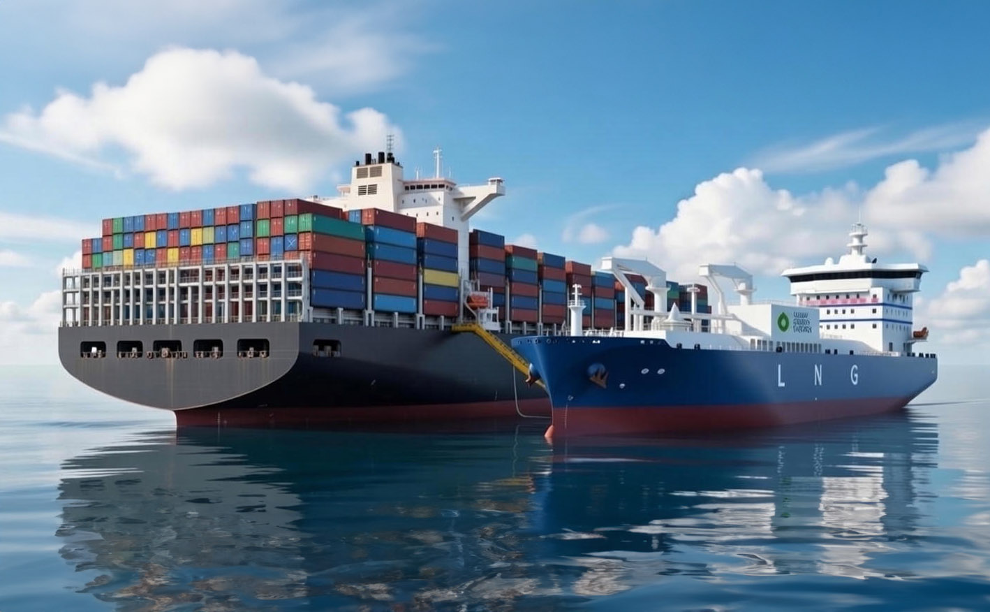 naturgy-mistral-gnl Recreación del nuevo buque de suministro de GNL como combustible de Naturgy.