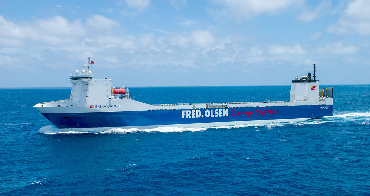 El ro-ro Bahia Cargo de Fred Olsen.