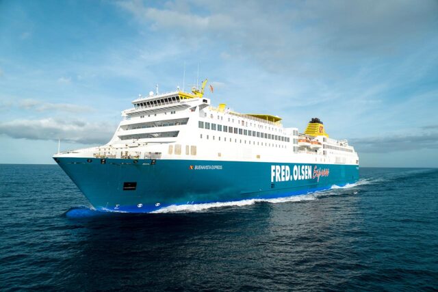 Buenavista Express, el buque de Fred. Olsen Express que conecta la Península con las islas Canarias.