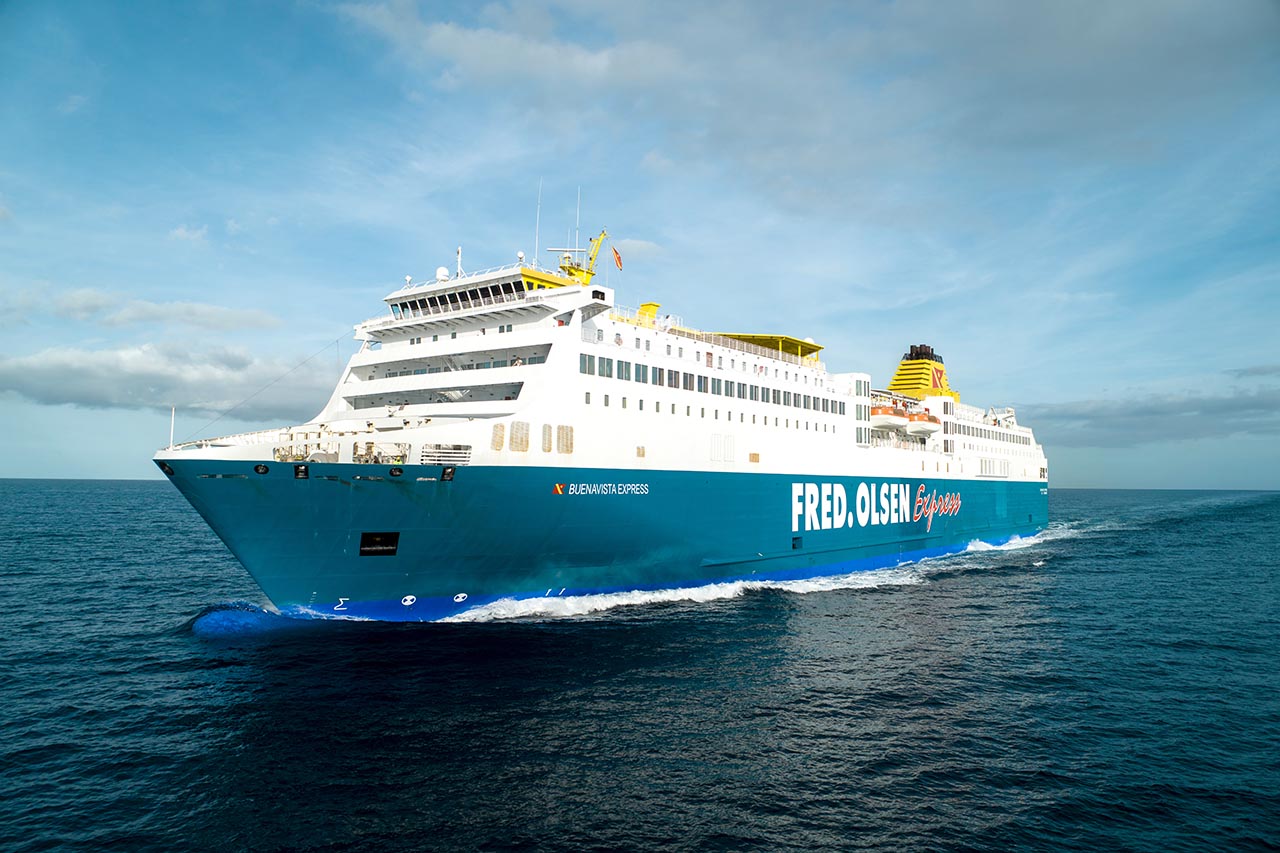 Buenavista Express, el buque de Fred. Olsen Express que conecta la Península con las islas Canarias.