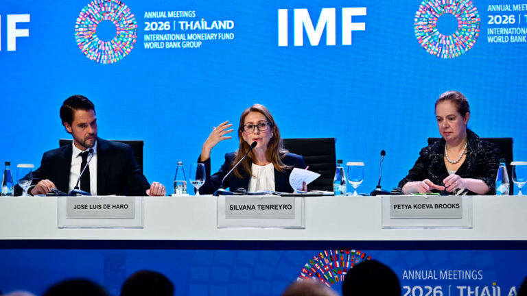 Presentación de la edición de octubre del informe ‘Perspectivas de la economía mundial’ del FMI.
