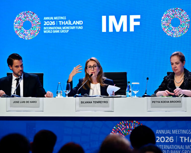 Presentación de la edición de octubre del informe ‘Perspectivas de la economía mundial’ del FMI.