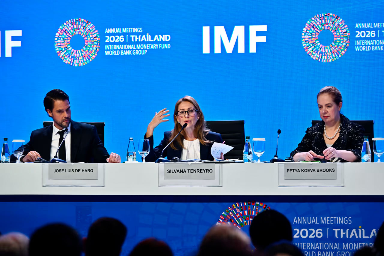 Presentación de la edición de octubre del informe ‘Perspectivas de la economía mundial’ del FMI.